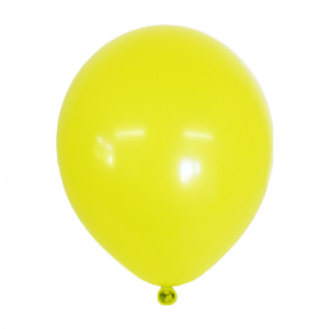 Set 100 baloane latex 26 cm Macarons Galben NR. 5 - ROC BAL2