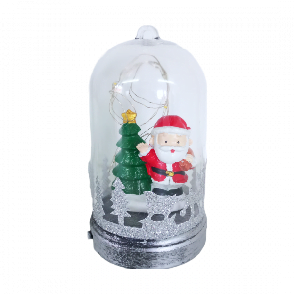 Decoratiune cu led model Mos Craciun cu sac - ROC Z3 - imagine 2