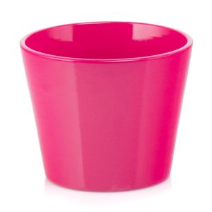 Ghiveci ceramica ciclam- ROC GHIV 1