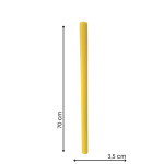 Lumânare din ceară de albine tip fagure, înălțime 70 cm, diametrul 3,5 cm - 70035 FAGURE - imagine 2