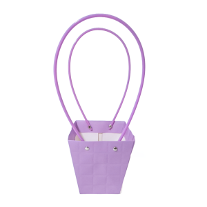 Set 10 pungi, model brocat, culoare lila - ROC A106