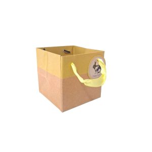 Set 10 pungi cu tematică de Paște, culoare galben - CH1