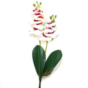 Orhidee din silicon, culoare alb NR. 30 - ROC AF34