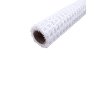 Rolă ambalaj tip dantelă perforată, culoare alb - ROC A30