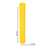 Lumânare din ceară de albine tip fagure, culoare nature NR. 1 - 35060 - imagine 2
