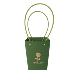 Set 10 pungi cu print ”SPECIALLY” , culoare verde - ROC A81