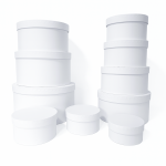 Set 10 cutii din carton pentru aranjamente florale, culoare alb - ROC 956