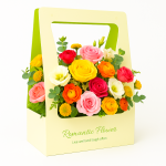 Set 10 cutii pliabile, culoare crem - ROC A234 - imagine 2