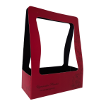 Set 10 cutii pliabile, culoare grena - ROC A234