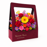 Set 10 cutii pliabile, culoare grena - ROC A234 - imagine 2