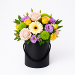 Set 3 cutii cilindru, culoare negru - ROC 5312 - imagine 2