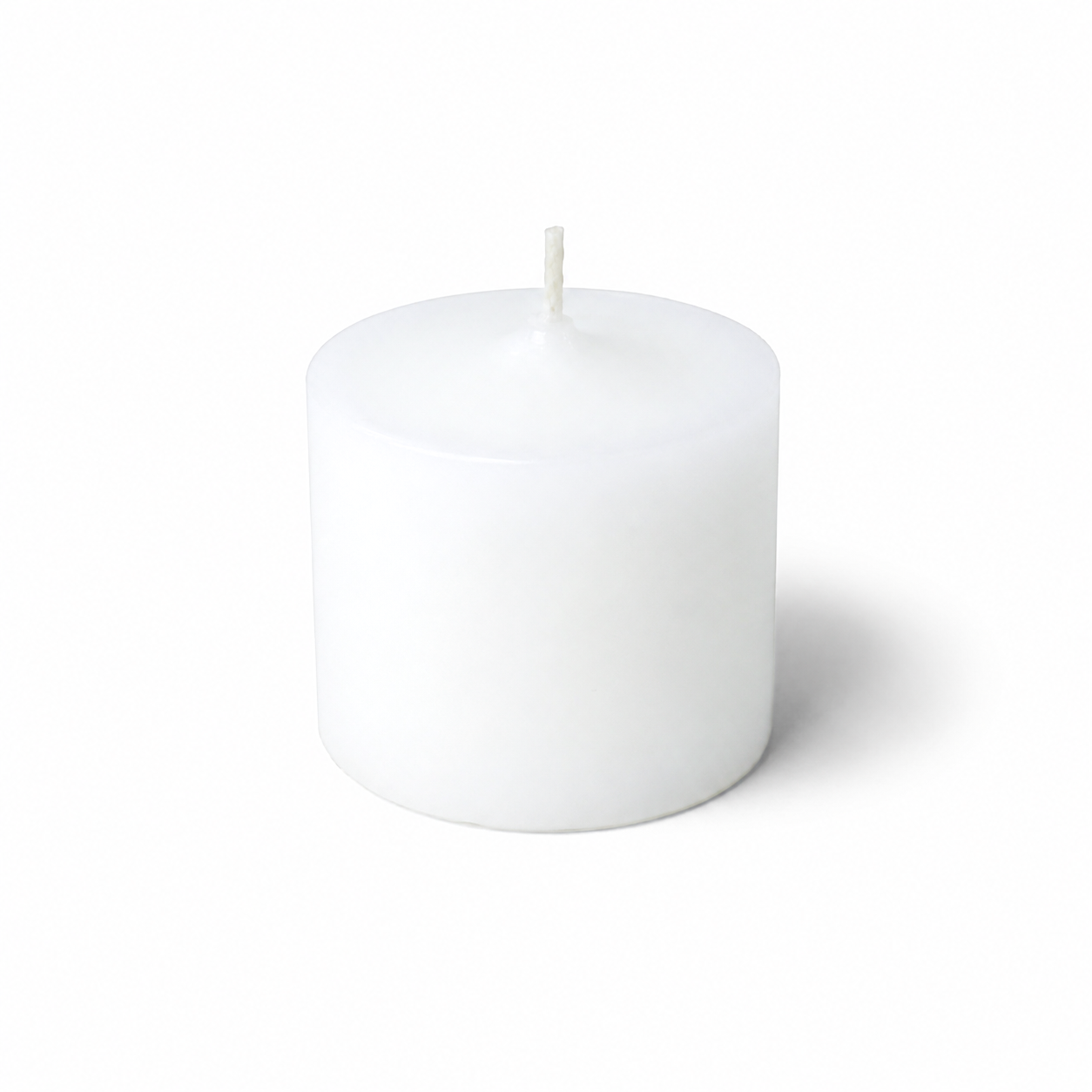 PARAFINA5CMDECORATIVEALB Lumânare decorativă din parafină albă, 5 cm - 5070 - imagine 1